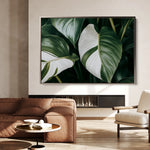 Floral 1085 Canvas Art 60 x 40 cm / Black