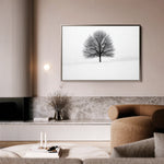 Floral 1086 Canvas Art 60 x 40 cm / Black