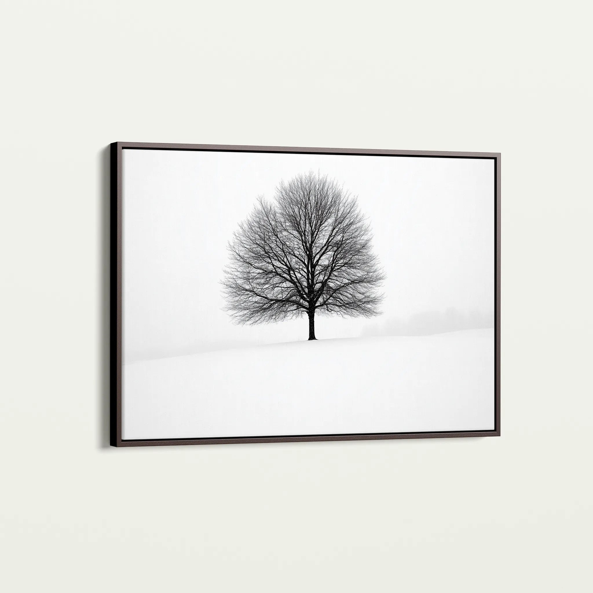 Floral 1086 Canvas Art 60 x 40 cm / Black