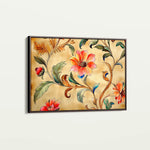 Floral 1087 Canvas Art 60 x 40 cm / Black