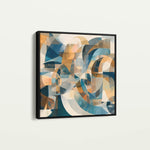 Abstract 1088 Canvas Art 60 x 60 cm / Black