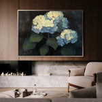 Floral 1089 Canvas Art 60 x 40 cm / Black
