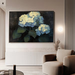 Floral 1089 Canvas Art 60 x 40 cm / Black
