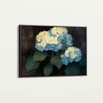 Floral 1089 Canvas Art 60 x 40 cm / Black
