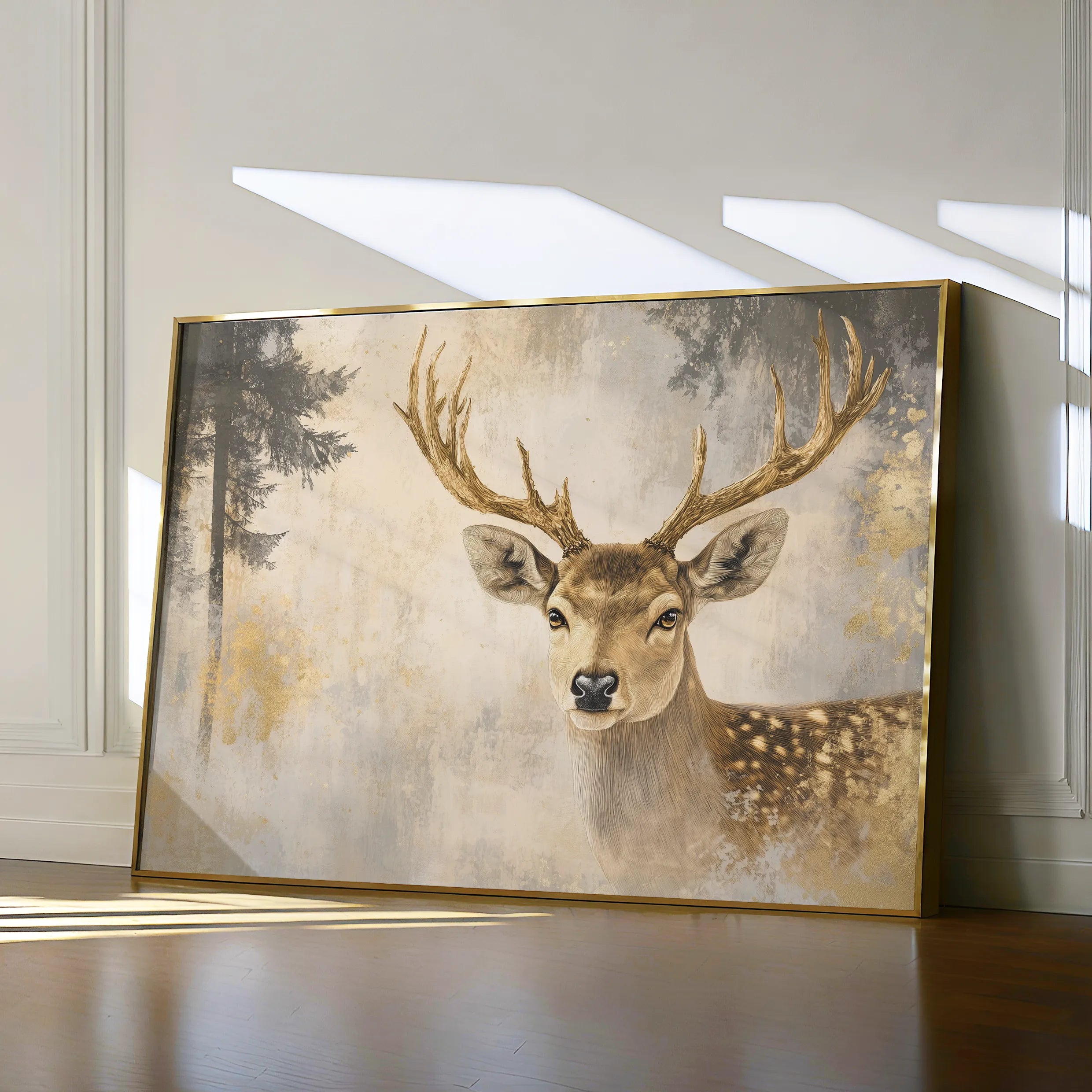 Animals 109 Canvas Art 60 x 40 cm / Black
