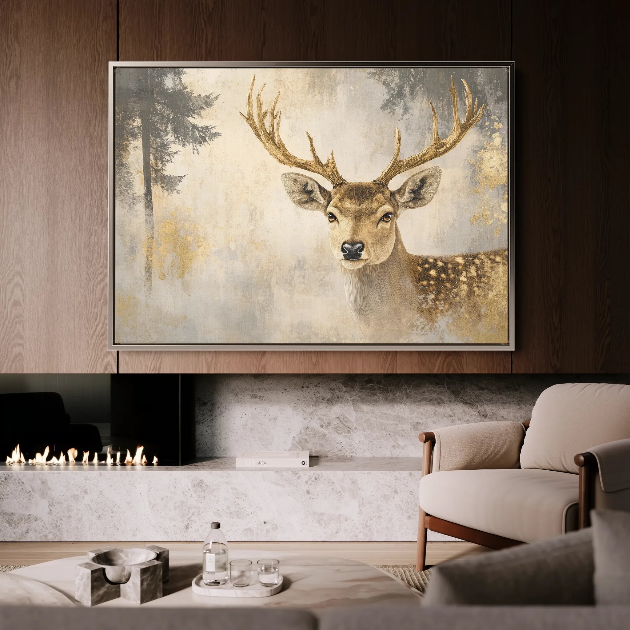 Animals 109 Canvas Art 60 x 40 cm / Black