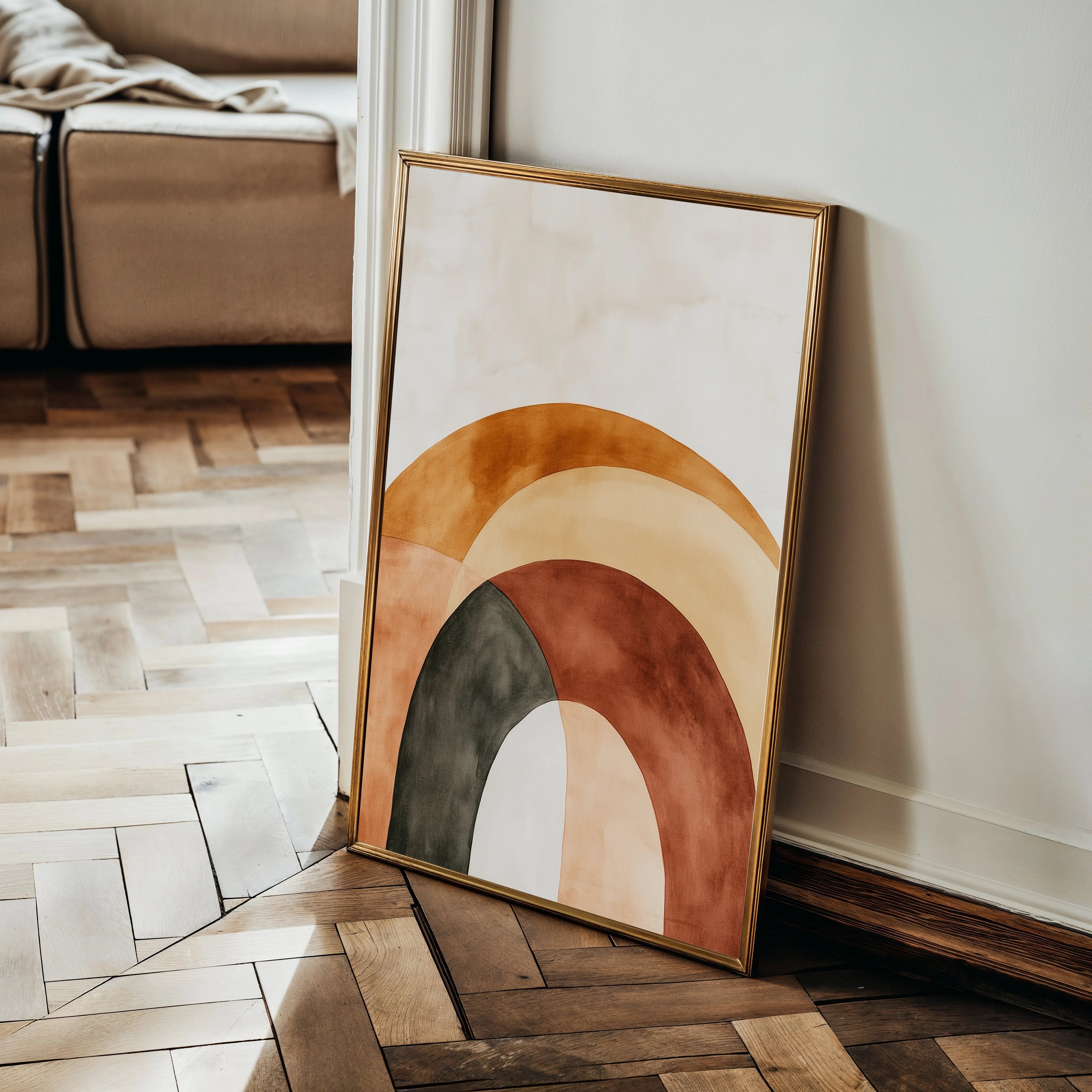 Boho 109 Canvas Art 60 x 40 cm / Black