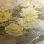Floral 109 Canvas Art 60 x 40 cm / Black