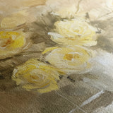 Floral 109 Canvas Art 60 x 40 cm / Black