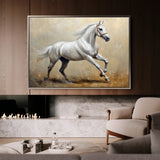 Horses 109 Canvas Art 60 x 40 cm / Black