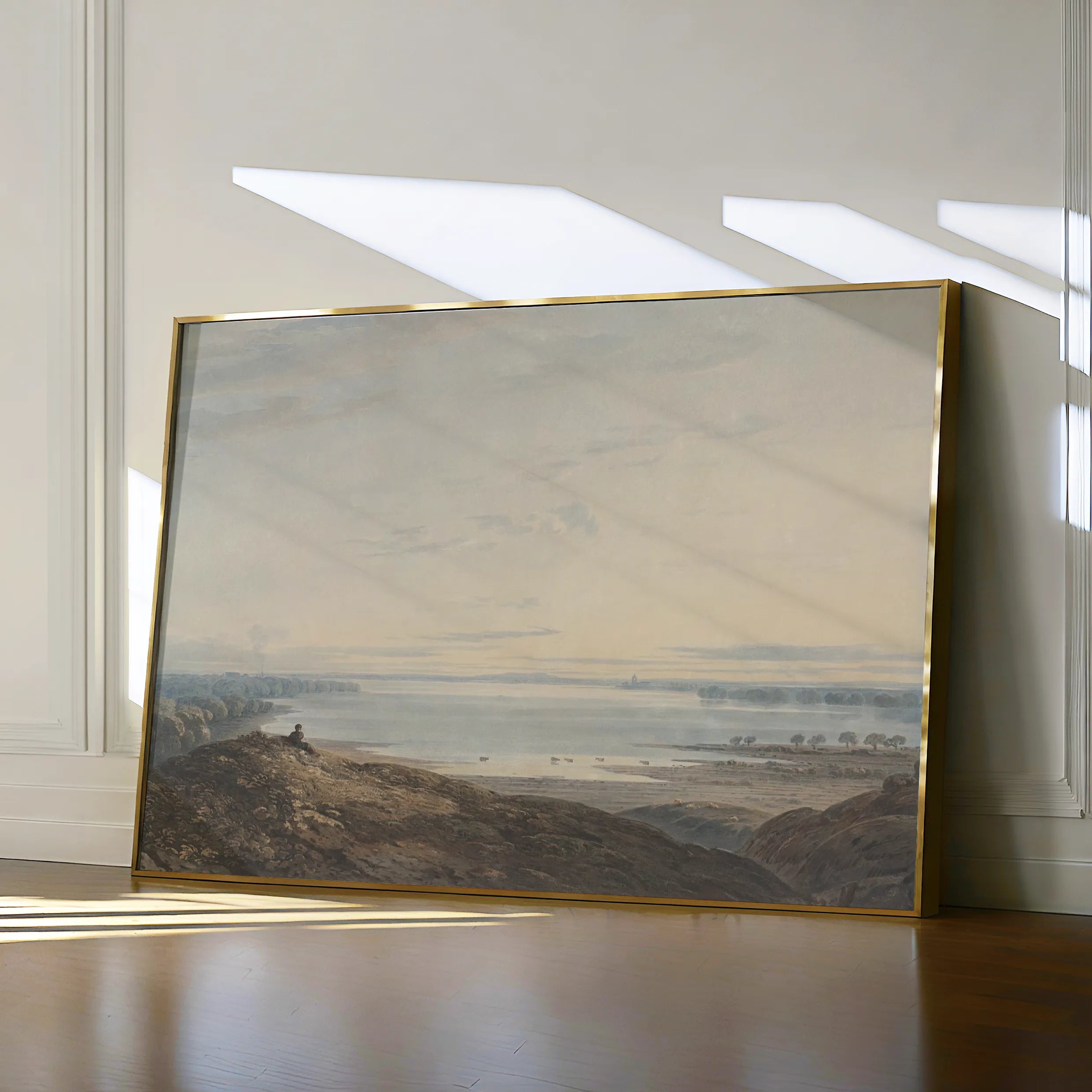 Landscape 109 Canvas Art 60 x 40 cm / Black