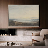 Landscape 109 Canvas Art 60 x 40 cm / Black