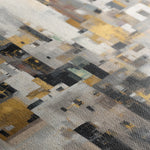 Abstract 1097 Canvas Art 60 x 60 cm / Black