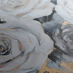 Floral 1097 Canvas Art 60 x 40 cm / Black