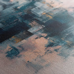 Abstract 1098 Canvas Art 60 x 60 cm / Black