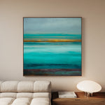 Abstract 1099 Canvas Art 60 x 60 cm / Black