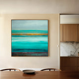 Abstract 1099 Canvas Art 60 x 60 cm / Black