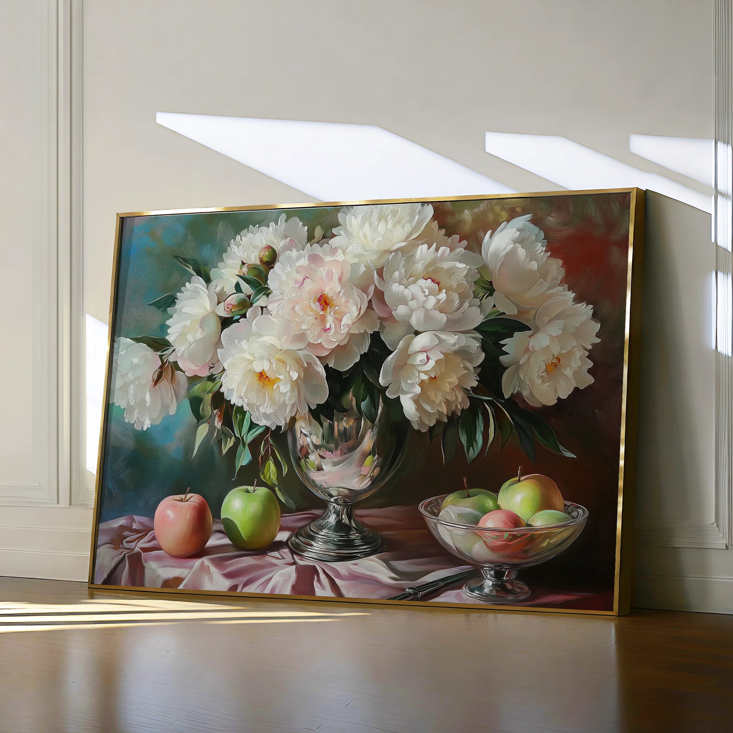 Floral 1099 Canvas Art 60 x 40 cm / Black