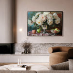 Floral 1099 Canvas Art 60 x 40 cm / Black