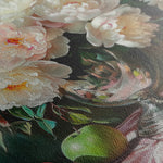 Floral 1099 Canvas Art 60 x 40 cm / Black