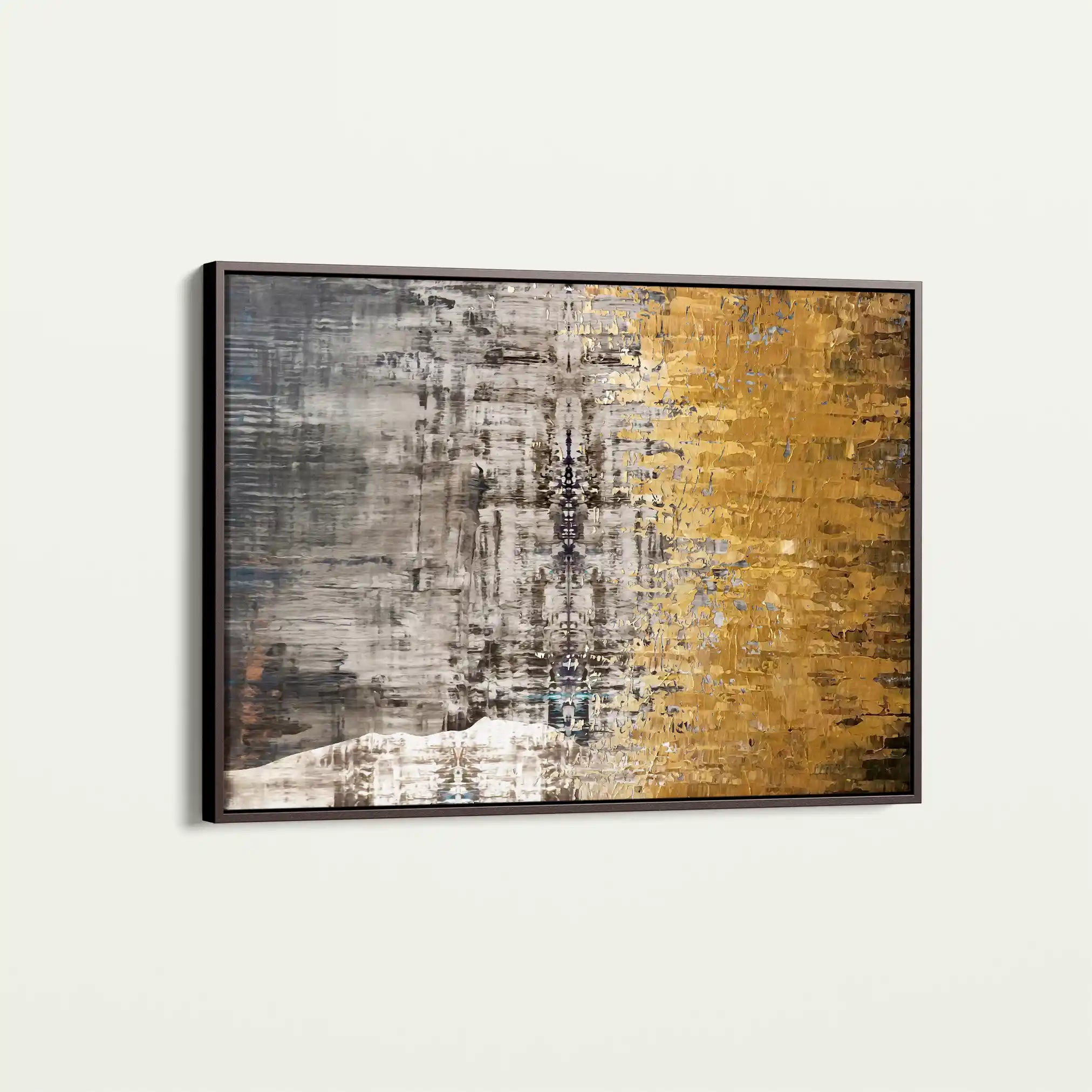 Abstract 110 Canvas Art 60 x 40 cm / Black