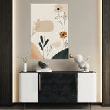 Boho 110 Canvas Art 60 x 40 cm / Black