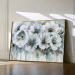 Floral 110 Canvas Art 60 x 40 cm / Black