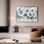Floral 110 Canvas Art 60 x 40 cm / Black