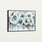 Floral 110 Canvas Art 60 x 40 cm / Black