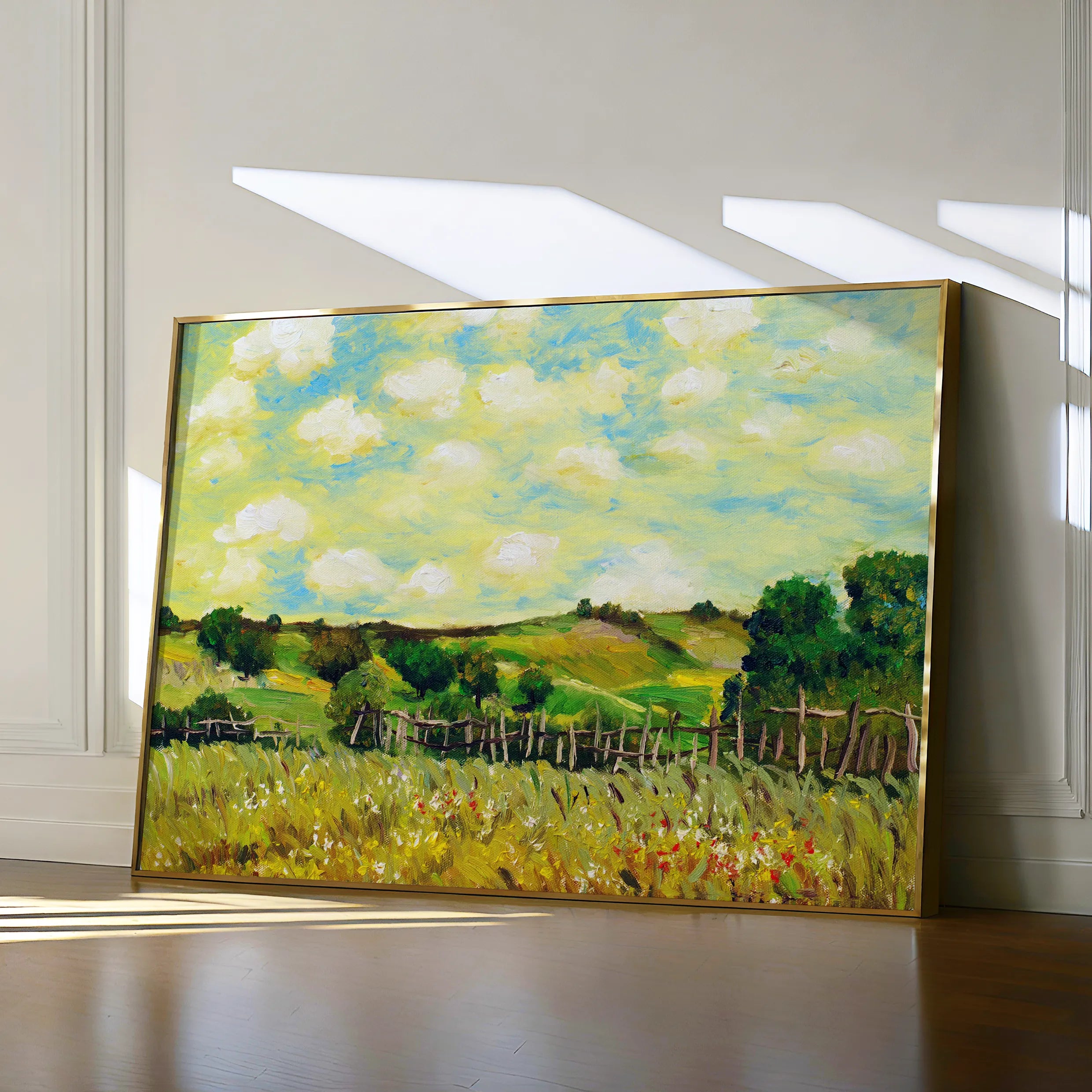 Landscape 110 Canvas Art 60 x 40 cm / Black
