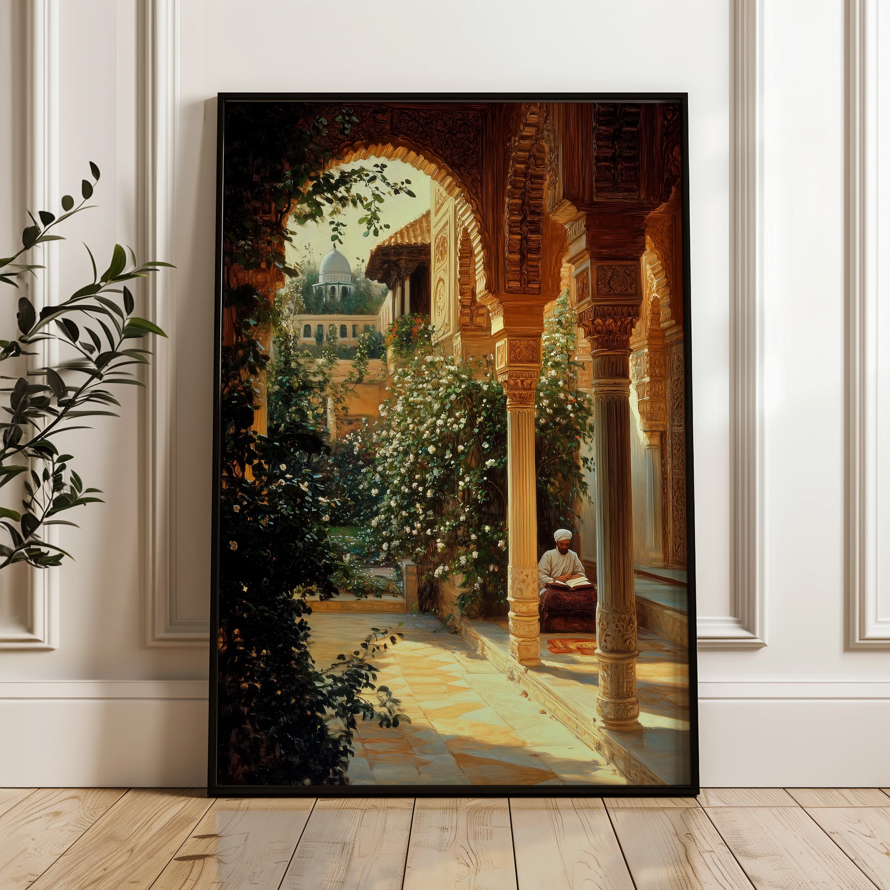 Orientalist 110 Canvas Art 60 x 40 cm / Black