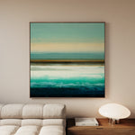 Abstract 1100 Canvas Art 60 x 60 cm / Black