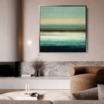 Abstract 1100 Canvas Art 60 x 60 cm / Black