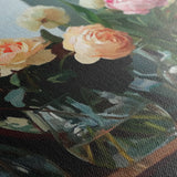 Floral 1100 Canvas Art 60 x 40 cm / Black