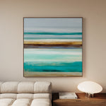 Abstract 1101 Canvas Art 60 x 60 cm / Black