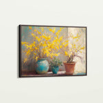 Floral 1101 Canvas Art 60 x 40 cm / Black