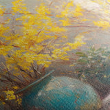 Floral 1101 Canvas Art 60 x 40 cm / Black