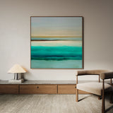 Abstract 1102 Canvas Art 60 x 60 cm / Black
