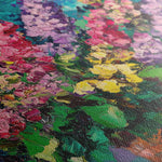 Floral 1102 Canvas Art 60 x 40 cm / Black
