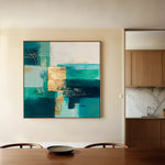 Abstract 1103 Canvas Art 60 x 60 cm / Black