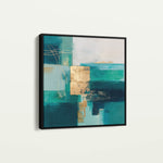 Abstract 1103 Canvas Art 60 x 60 cm / Black