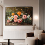 Floral 1103 Canvas Art 60 x 40 cm / Black