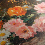 Floral 1103 Canvas Art 60 x 40 cm / Black