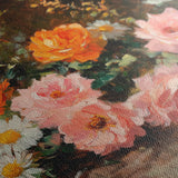 Floral 1103 Canvas Art 60 x 40 cm / Black