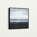 Abstract 1104 Canvas Art 60 x 60 cm / Black