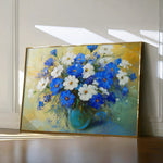 Floral 1104 Canvas Art 60 x 40 cm / Black