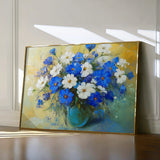 Floral 1104 Canvas Art 60 x 40 cm / Black