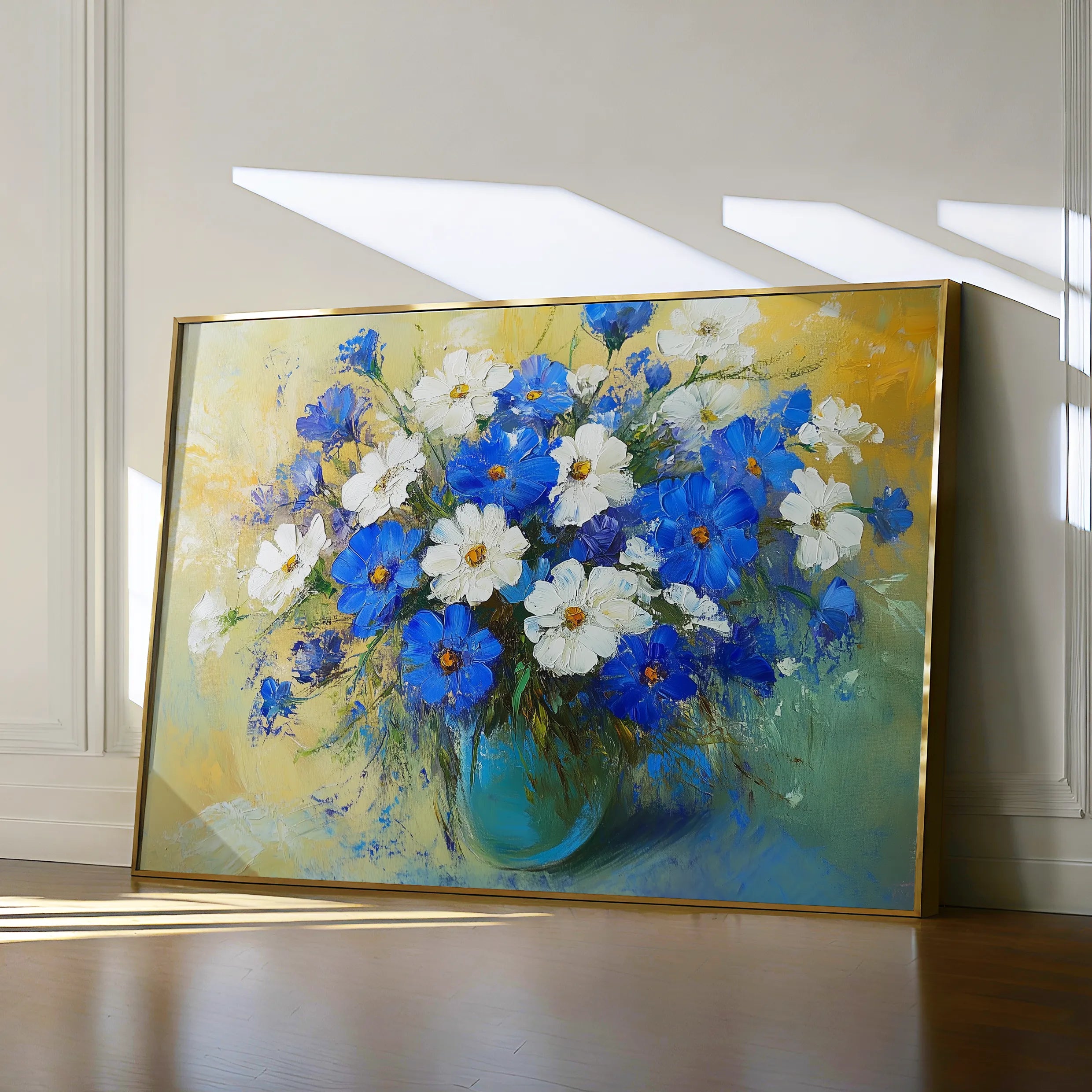 Floral 1104 Canvas Art 60 x 40 cm / Black