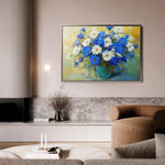 Floral 1104 Canvas Art 60 x 40 cm / Black