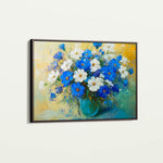 Floral 1104 Canvas Art 60 x 40 cm / Black